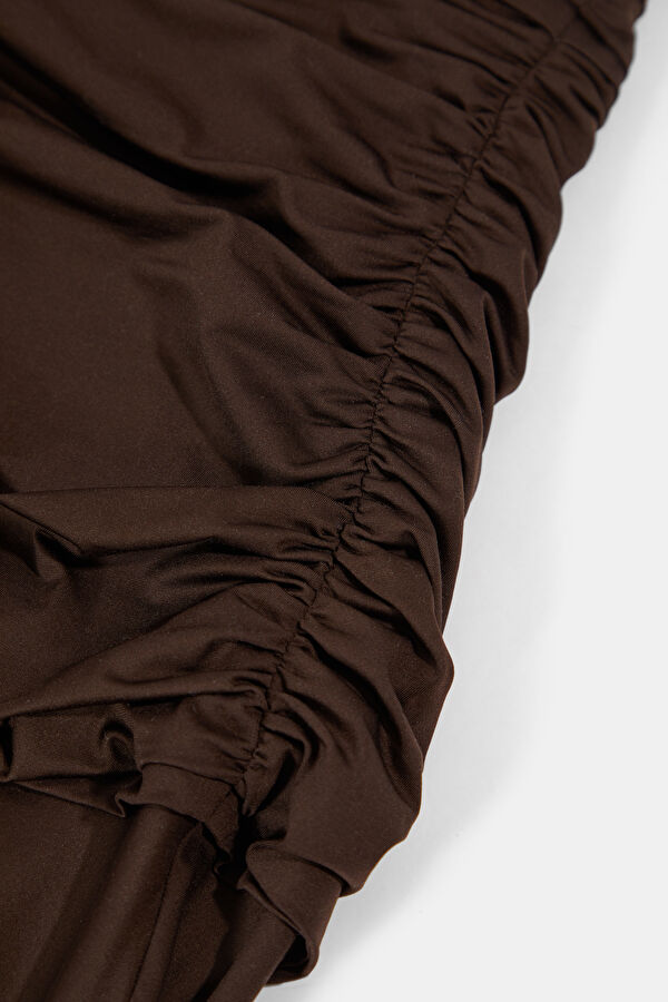 Coffee Maxi Women's Dress 6