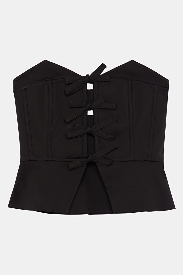 Black Sleeveless Women's Blouse 3