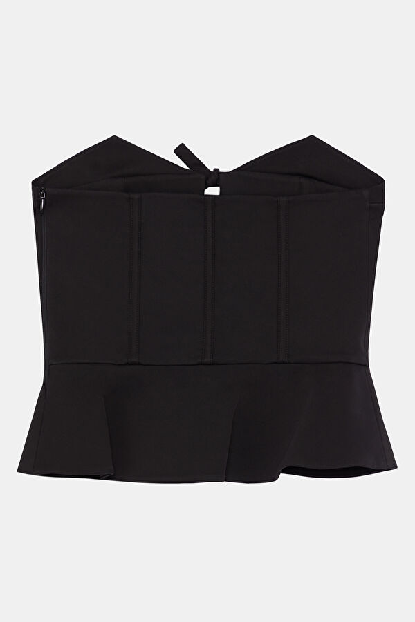 Black Sleeveless Women's Blouse 4
