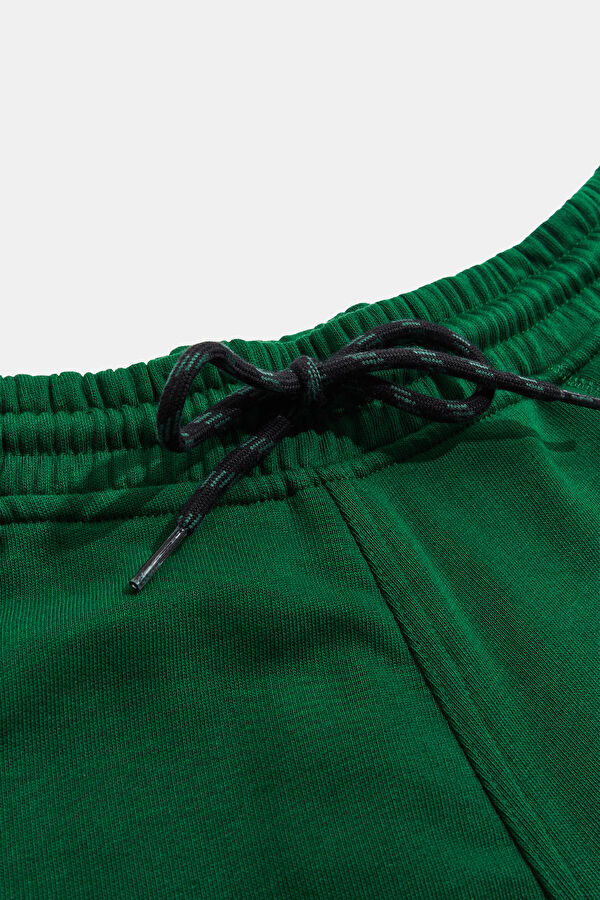 Dark Green Organic Cotton Men's Shorts 3