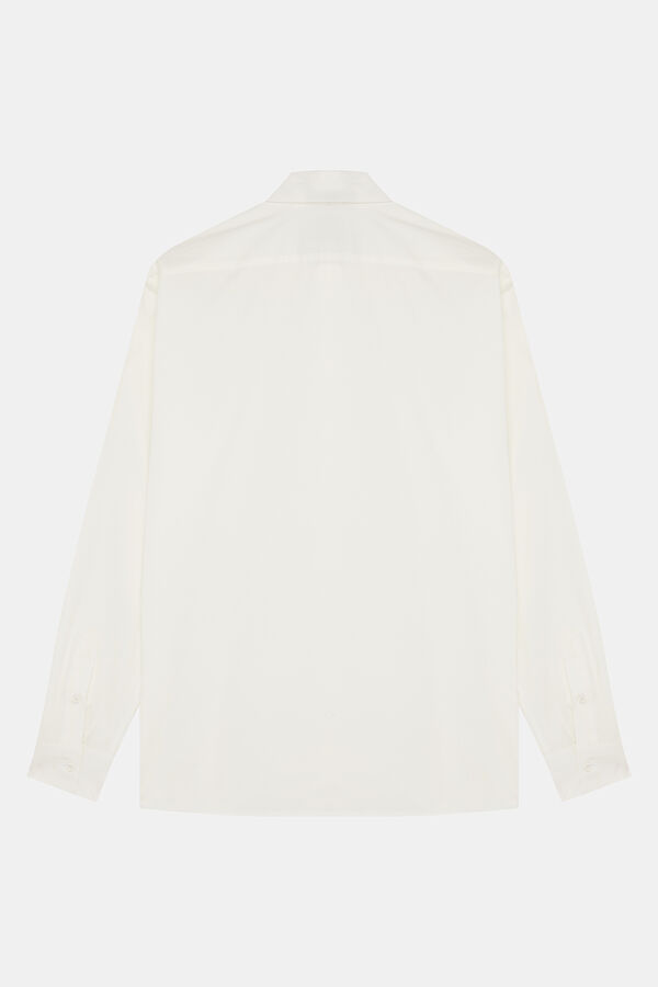 White Regular Men's Shirt 2