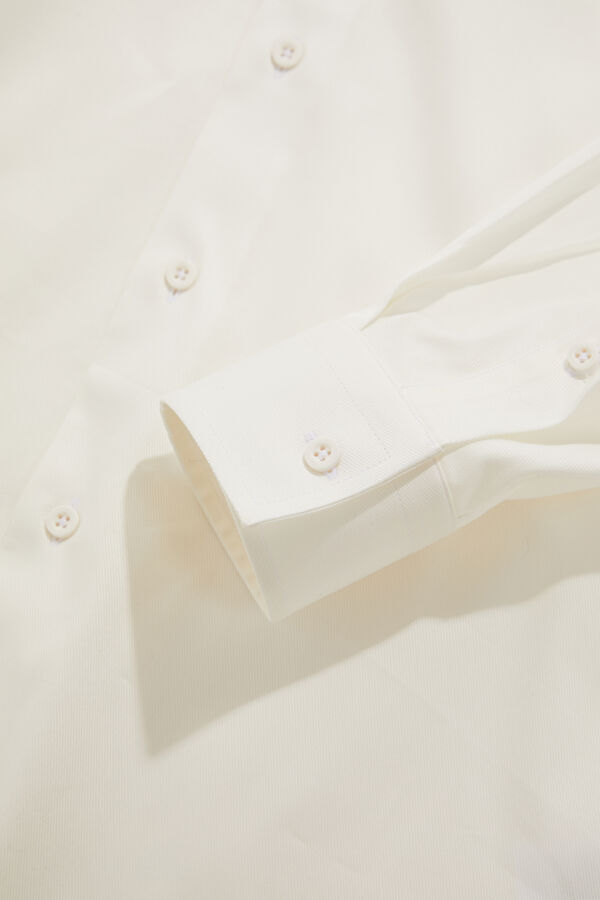 White Regular Men's Shirt 4