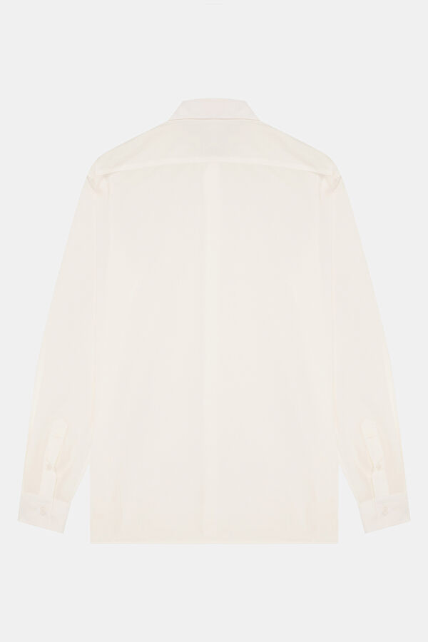 White Regular Men's Shirt 2