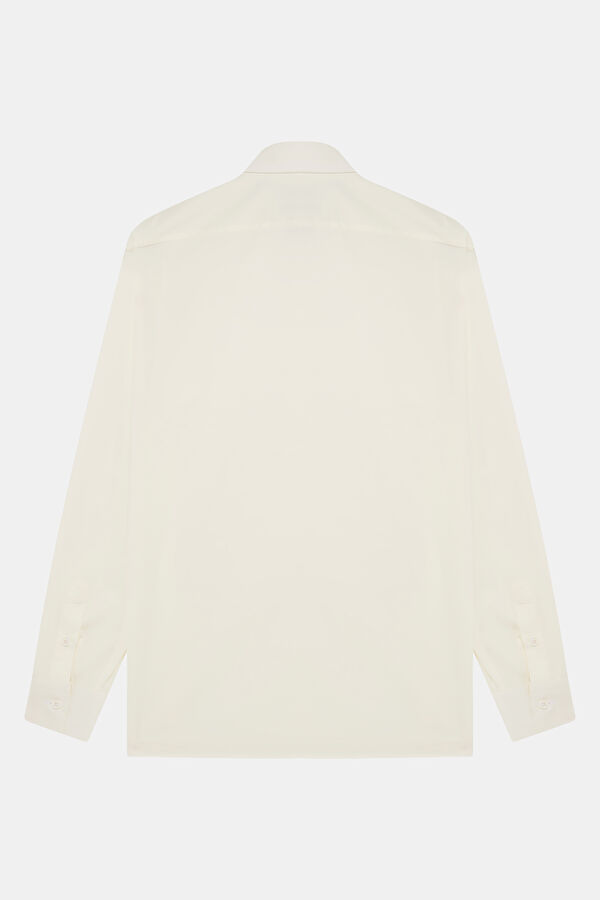 White Regular Men's Shirt 2