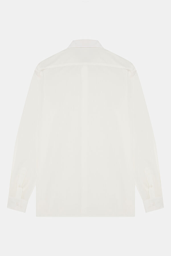 White Regular Men's Shirt 2