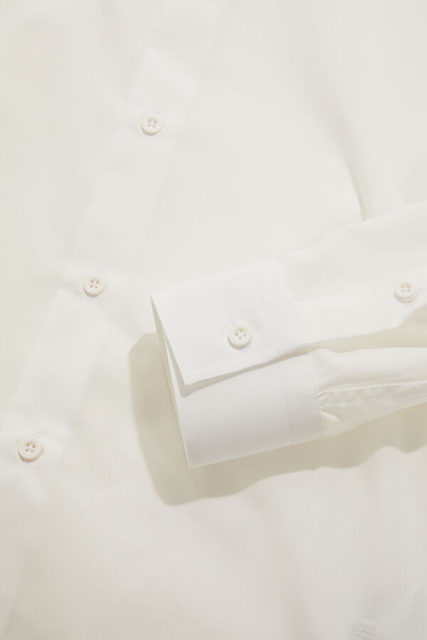 White Regular Men's Shirt 4