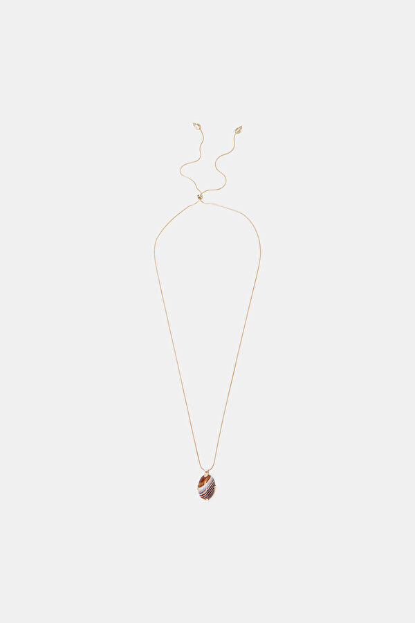 Gold Colored Metal Necklace