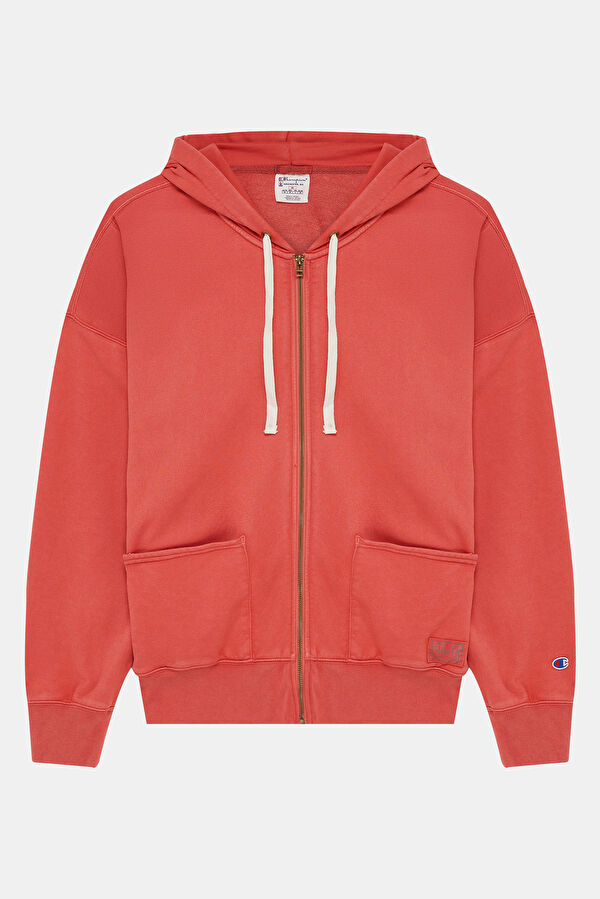 Pink Relax Fit Hooded Men's Sweatshirt
