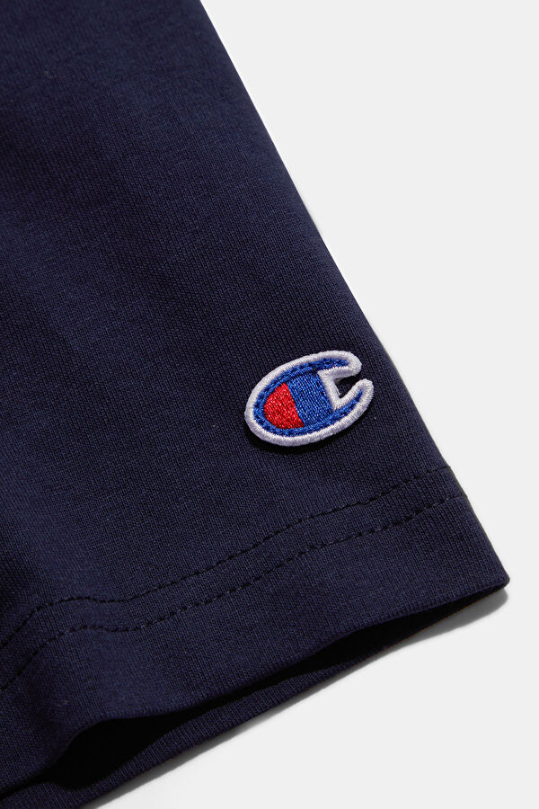 Oversize Lacivert Bisiklet Yaka T-Shirt 4