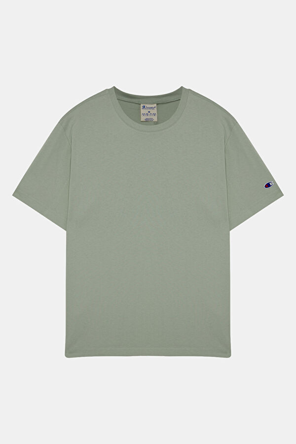 Oversize Mint Bisiklet Yaka Erkek T-Shirt