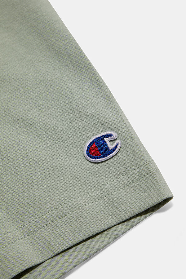 Oversize Mint Bisiklet Yaka Erkek T-Shirt 4
