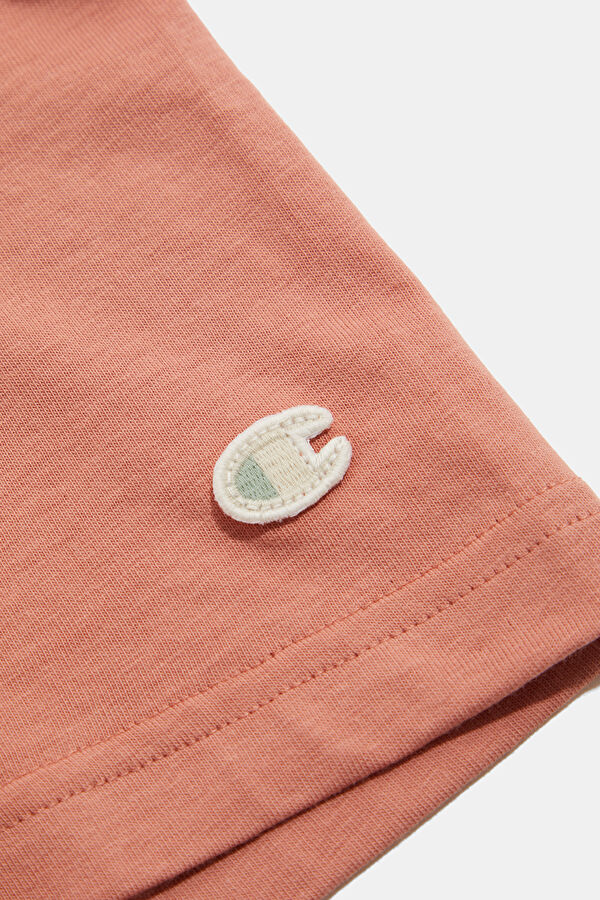 Oversize Pembe Bisiklet Yaka Erkek T-Shirt 5