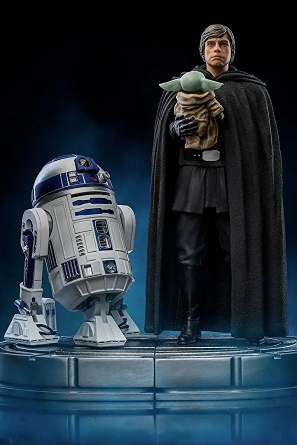 Star Wars: The Mandalorian - Luke Skywalker and Grogu 1/10 Art Scale Limited Edition Statue 7