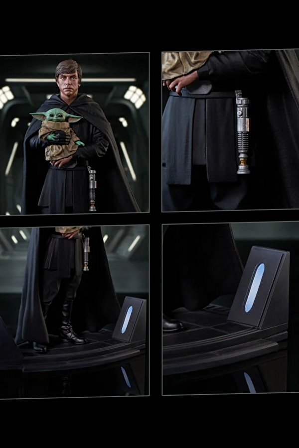 Star Wars: The Mandalorian - Luke Skywalker Grogu Premier Collection 1/7 Scale Limited Edition Heykel 5
