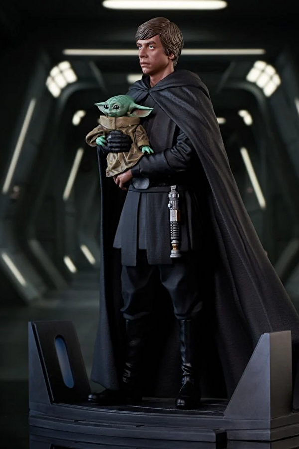 Star Wars: The Mandalorian - Luke Skywalker Grogu Premier Collection 1/7 Scale Limited Edition Heykel 6
