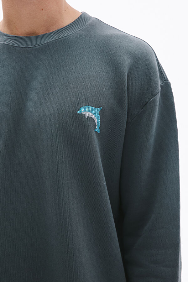 Gri Erkek Sweatshirt 3