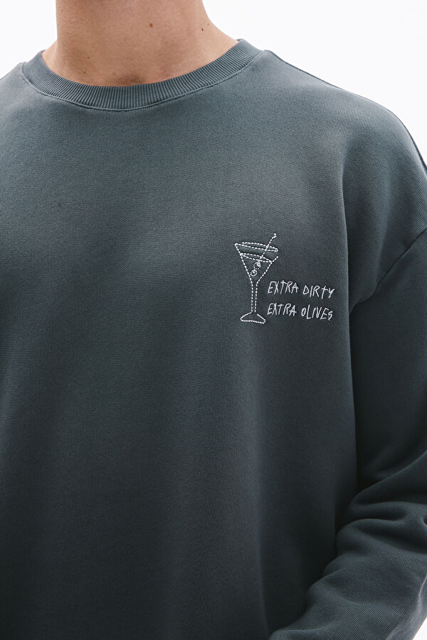 Gri Erkek Sweatshirt 3