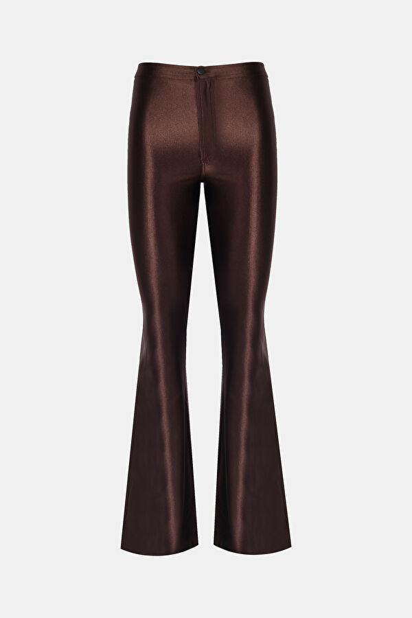 Kahve Bootcut Kadın Pantolon