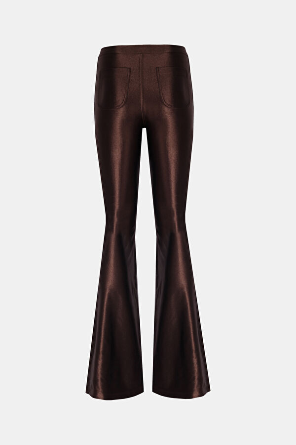 Kahve Bootcut Kadın Pantolon 2