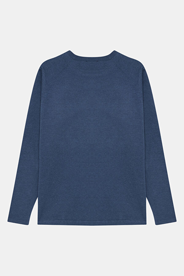 Dark Blue Men's Sweater 4