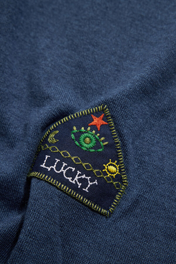 Dark Blue Men's Sweater 6