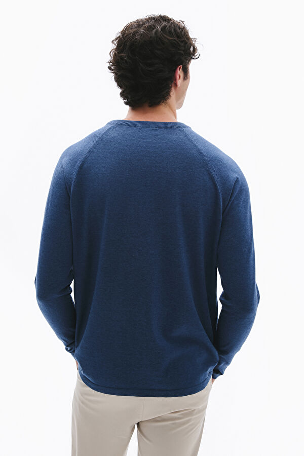 Dark Blue Men's Sweater 2