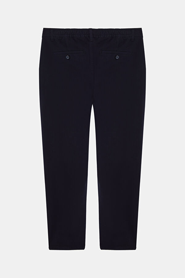 Navy Blue Straight Leg Men's Trousers 2