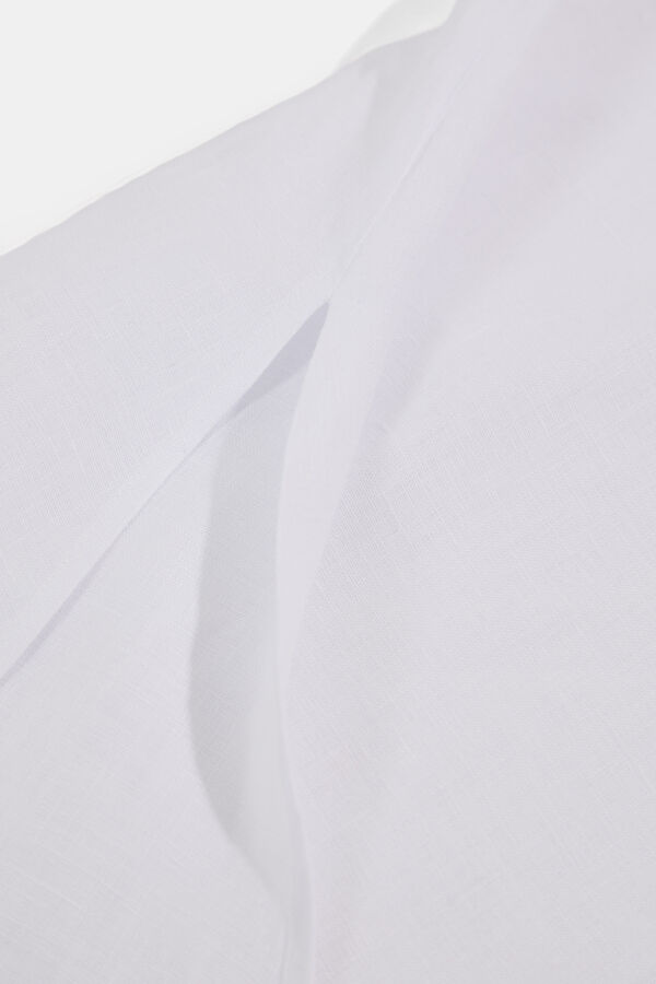 White Linen Women's Dress 7