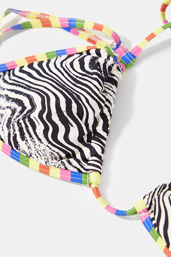 Siyah Desenli Kadın Bikini 7