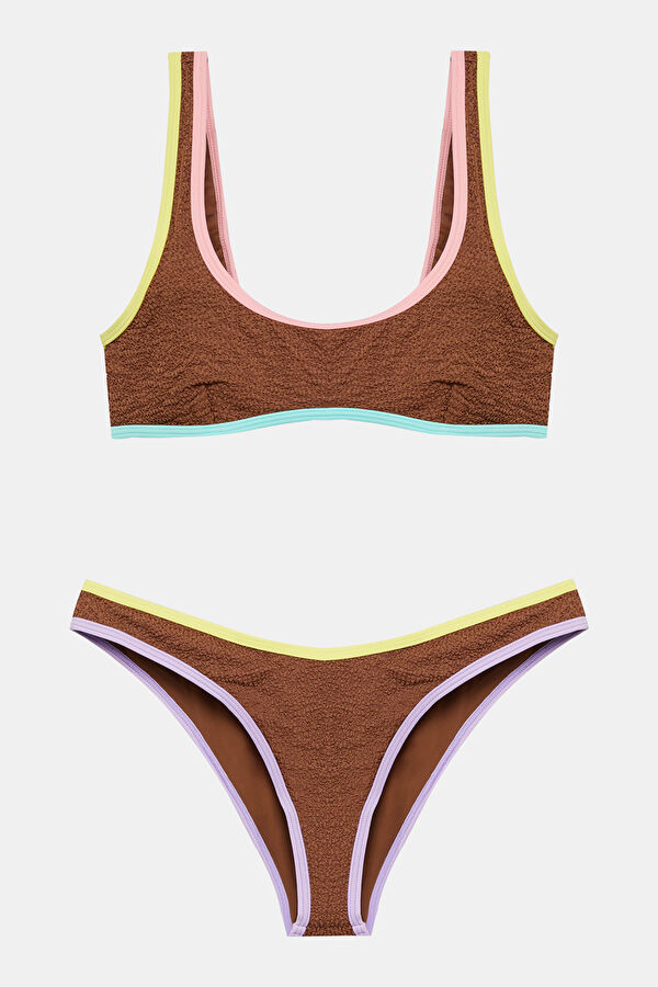 Kahve Kadın Bikini 4