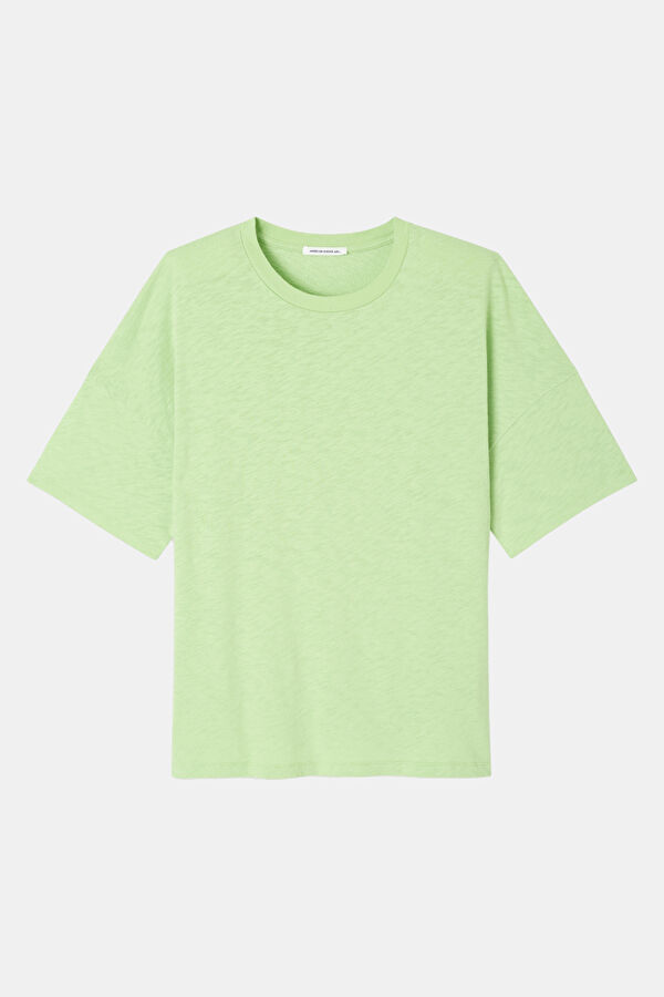 Relax Fit Light Green Crew Neck Men's T-Shirt