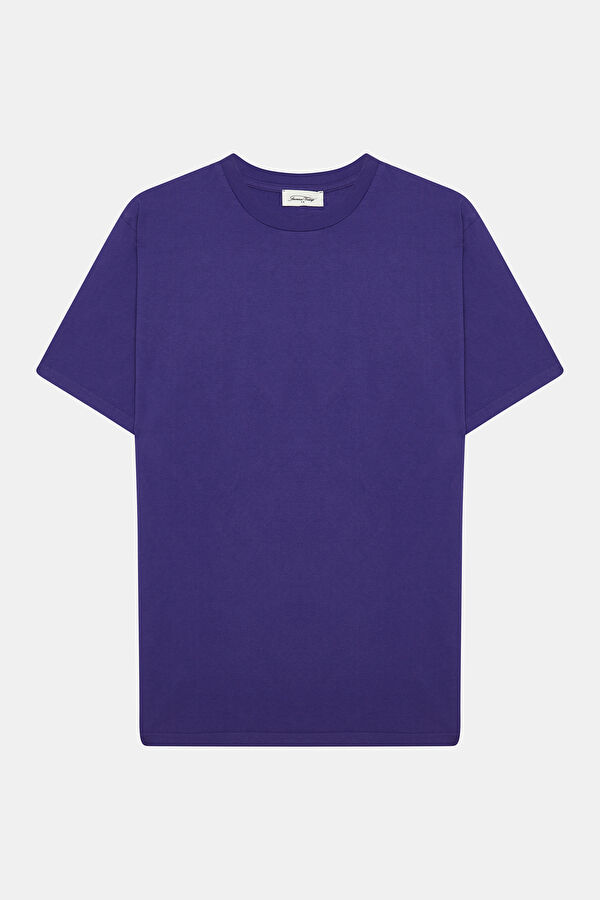 Relax Fit Purple Crew Neck Men's T-Shirt 4