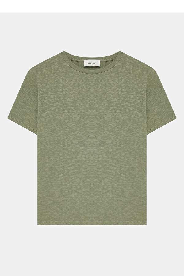 Relax Fit Khaki Crew Neck Men's T-Shirt