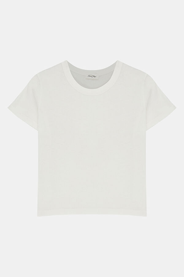 Relax Kalıp Beyaz O Yaka Kadın T-Shirt 3
