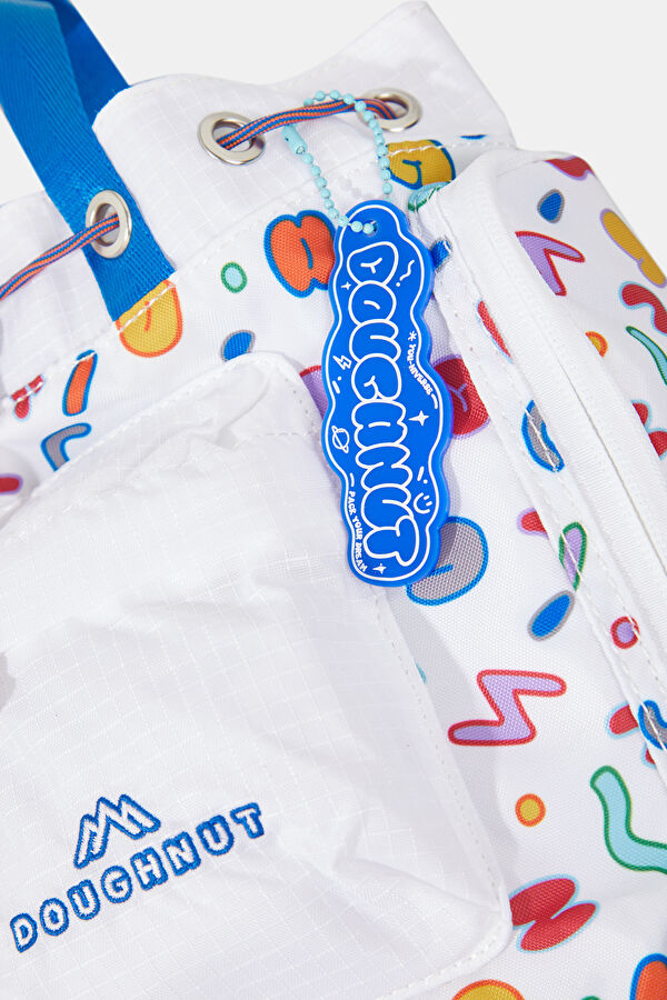 Doughnut Pyramid Tiny You-Niverse Series White Unisex Shoulder Bag 5