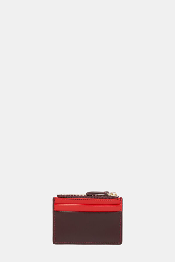 Claret Red Card Holder 2