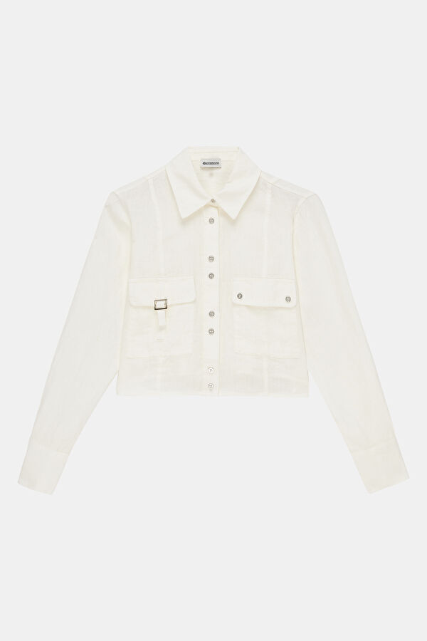 Ecru Linen Shirt