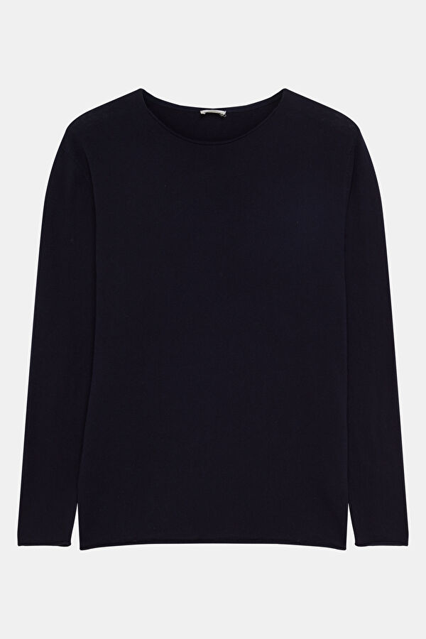 Relax Fit Navy Blue Crew Neck Men's T-Shirt