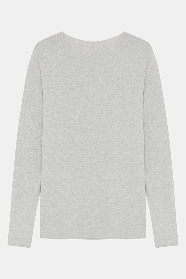 Relax Fit Grey Crew Neck Men's T-Shirt 2