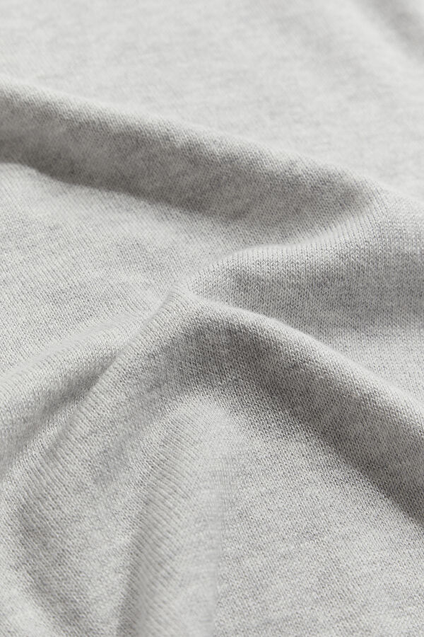 Relax Fit Grey Crew Neck Men's T-Shirt 4