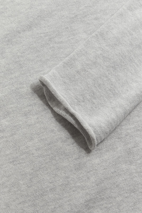 Relax Fit Grey Crew Neck Men's T-Shirt 5