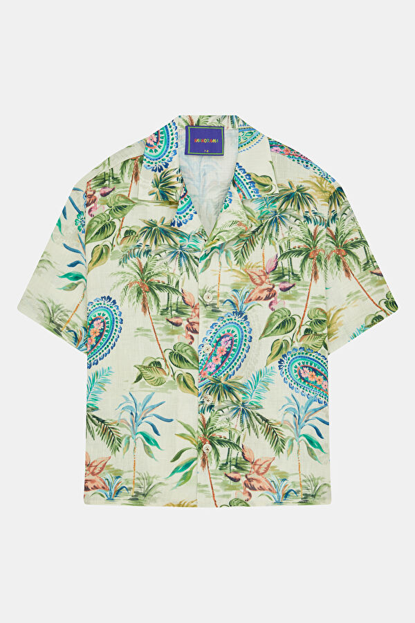Multicolored Patterned Kids' Shirt