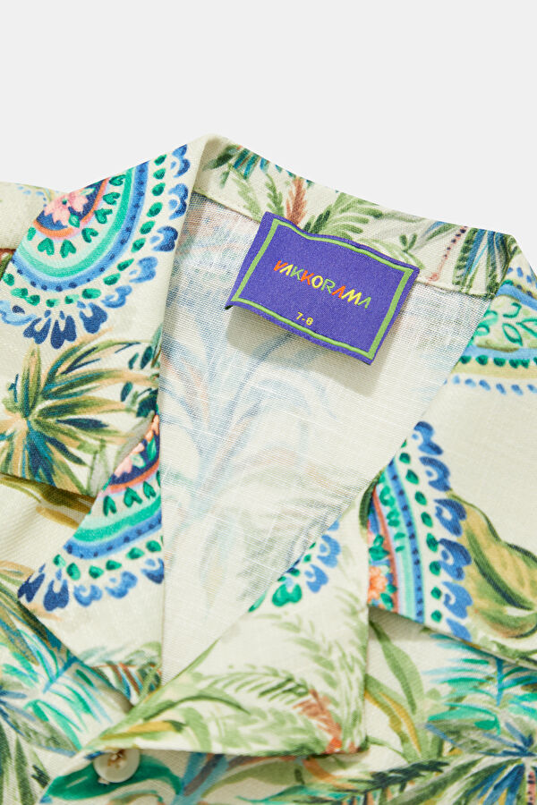 Multicolored Patterned Kids' Shirt 3