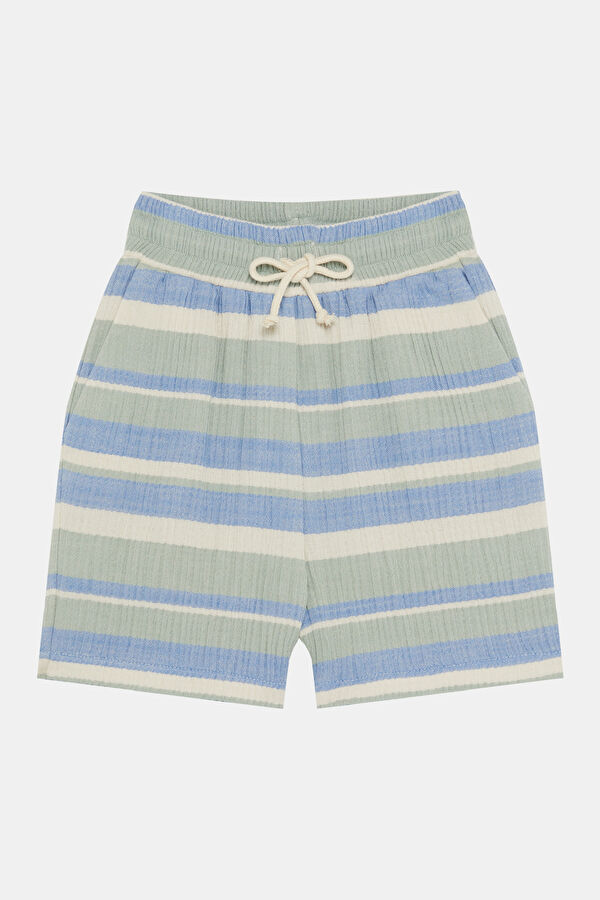 Blue Striped Kids' Shorts