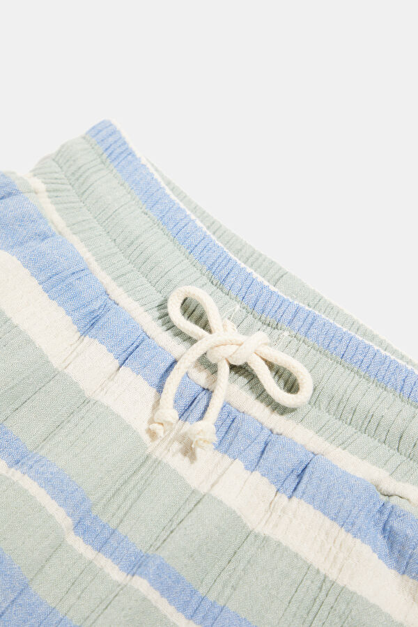 Blue Striped Kids' Shorts 3