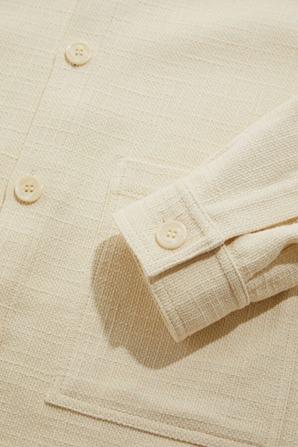 Men's Shirt with Off-White Texture 4