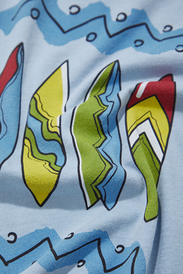 Turquoise Kids Shorts 4