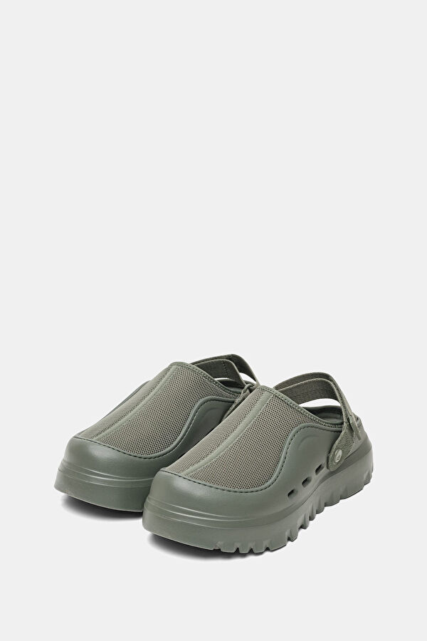 Peakmod Slip-On Khaki Men's Slippers 2