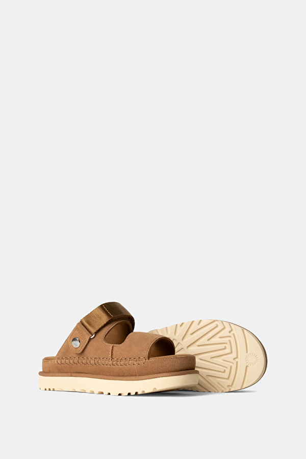Goldenstar Glide Tan Women's Slippers 3