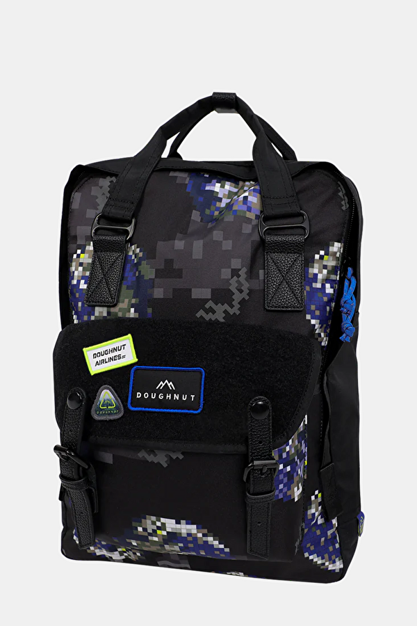 Doughnut Macaron Large Doughnut Airlines II Series Globe Unisex Backpack 2